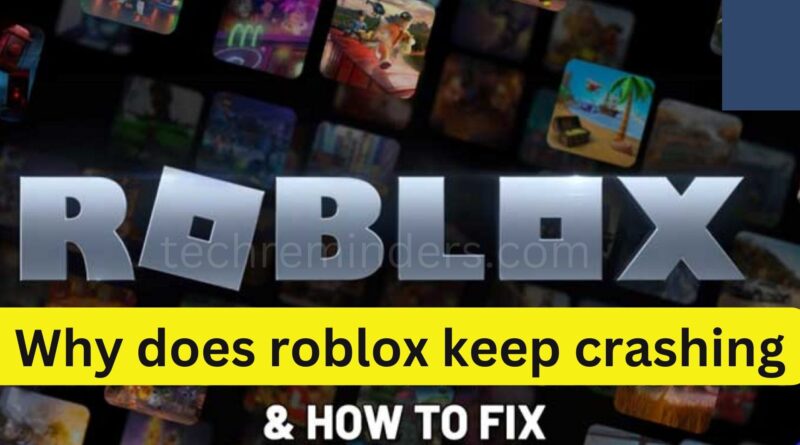 Why does roblox keep crashing