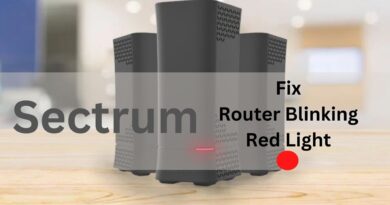 Spectrum Router blinking red light