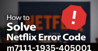 Netflix error code m7111-1935-405001